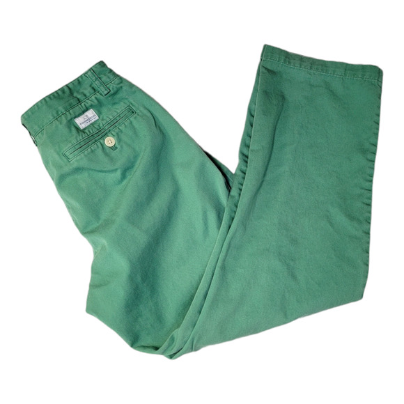 Vineyard Vines Other - Vineyard Vines Club Pant Mens Chino 28x30 Green Flat Front Straight Preppy